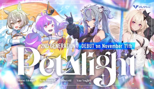 英語圏VTuberプロジェクト「V4Mirai」、第2期生4名がデビュー