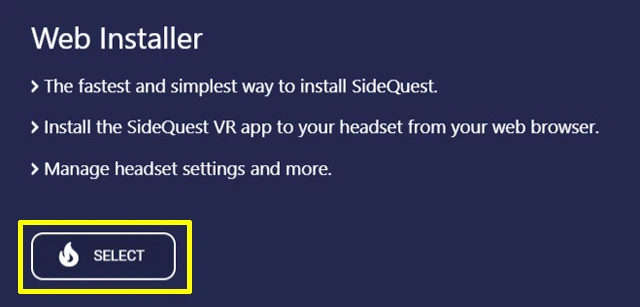 VRアプリ版「SideQuest」のインストール手順_02