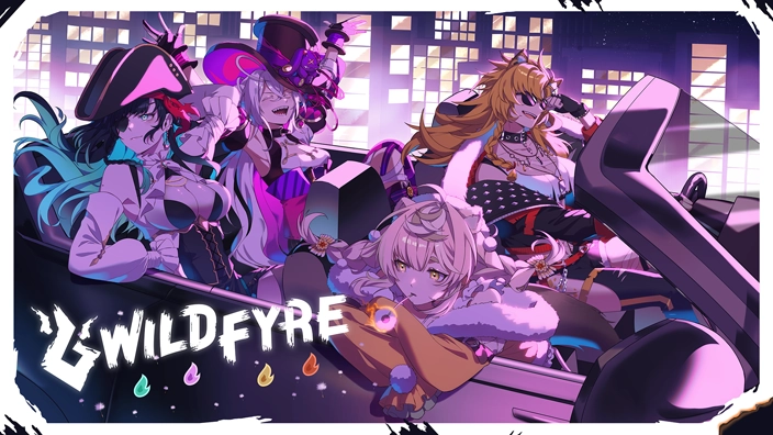 米VTuberグループidol、idol-EN第3期生が4人組ユニット「WILDFYRE」としてデビュー 01