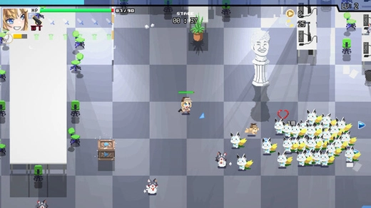 『HoloCure』(ホロキュア) ゲーム画面
