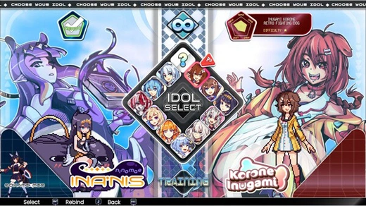 holo Indie『Idol Showdown』 ゲーム画面