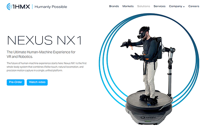 アイキャッチ：1HMX、全身モーションキャプチャシステム「Nexus NX1」発表
