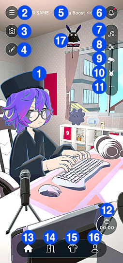 gogh（ゴッホ）：画面構成