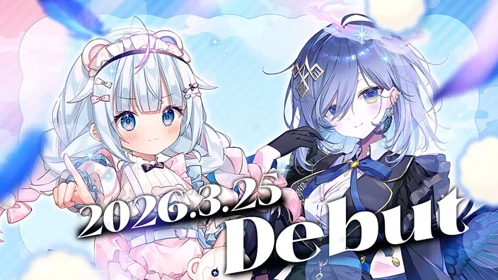 アイキャッチ:REJECTからVTuber「白熊つらら」「鴉羽そら」の2名がデビュー