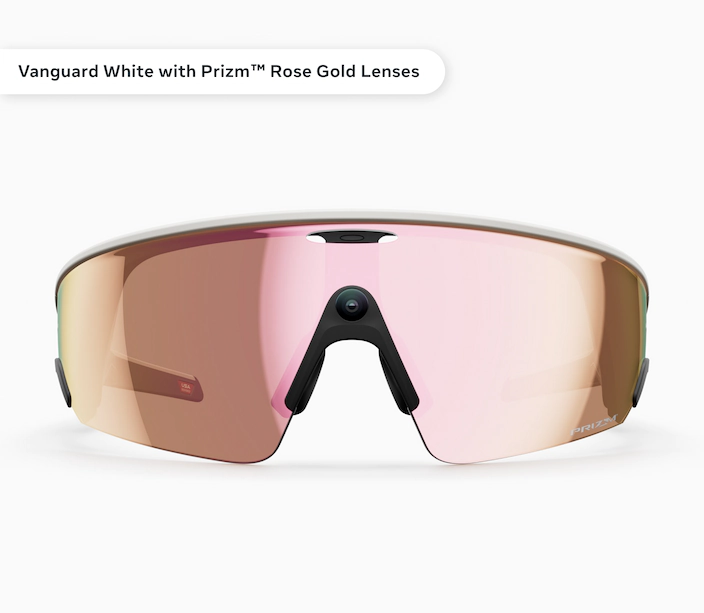 Oakley Meta Vanguard(白)/Prizmローズゴールドレンズ