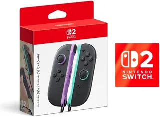 【任天堂純正品】Joy-Con 2 (L) ライトパープル/(R) ライトグリーン