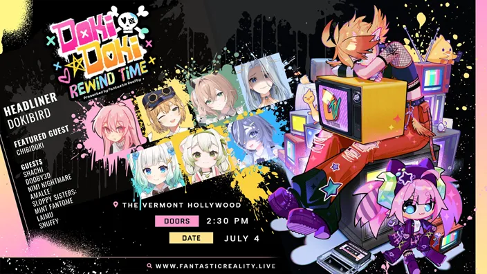 「Doki Doki: Rewind Time」イベント告知画像